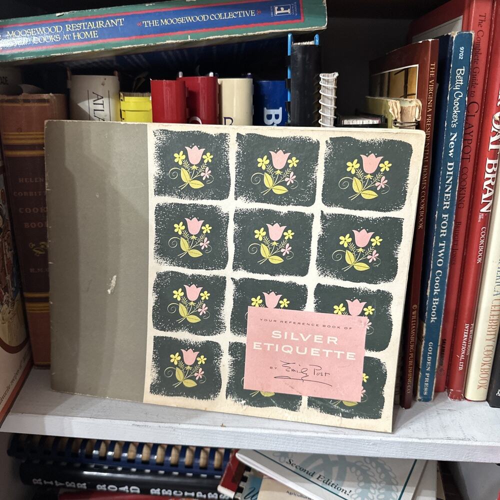 Vintage Your Reference Book of‎ Silver Etiquette by Emily Post Booklet 1953
